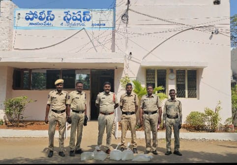 .50 లీటర్ల గుడుంబా స్వాధీనం