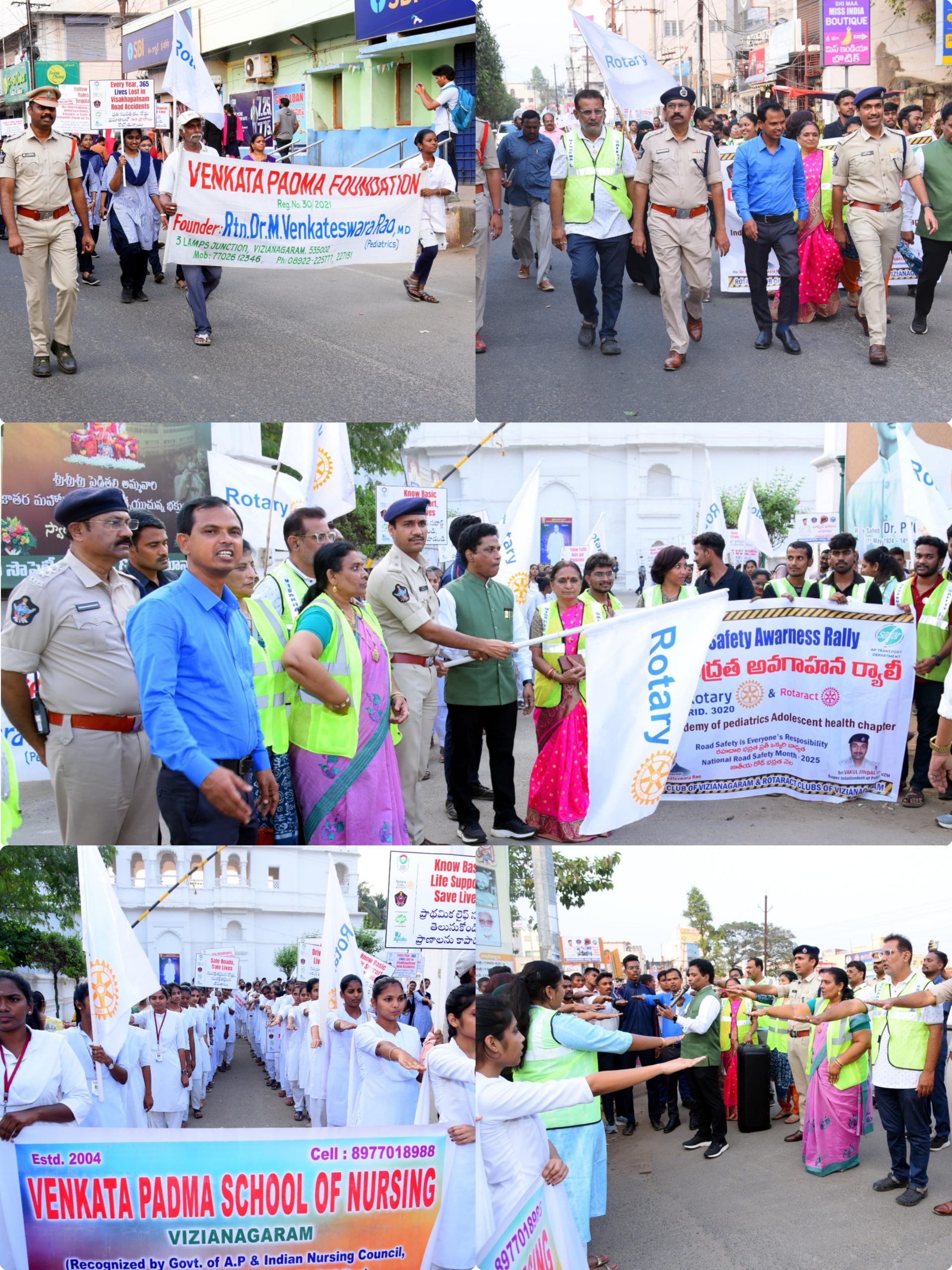 రహదారి భద్రత ప్రమాణాలను అందరూ పాటించాలి-విజయనగరం జిల్లా ఎస్పీ వకుల్ జిందల్, ఐపిఎస్