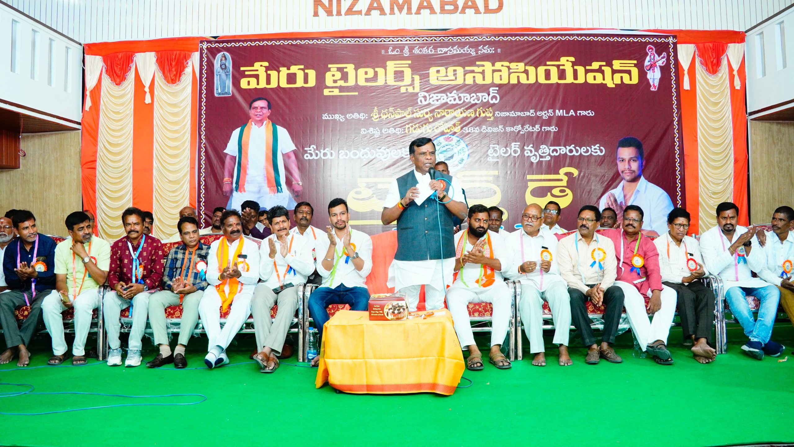 మేరు సంఘ సమస్యలను అసెంబ్లీలో ప్రశ్నిస్తా – అర్బన్ ఎమ్మెల్యే ధన్ పాల్..!