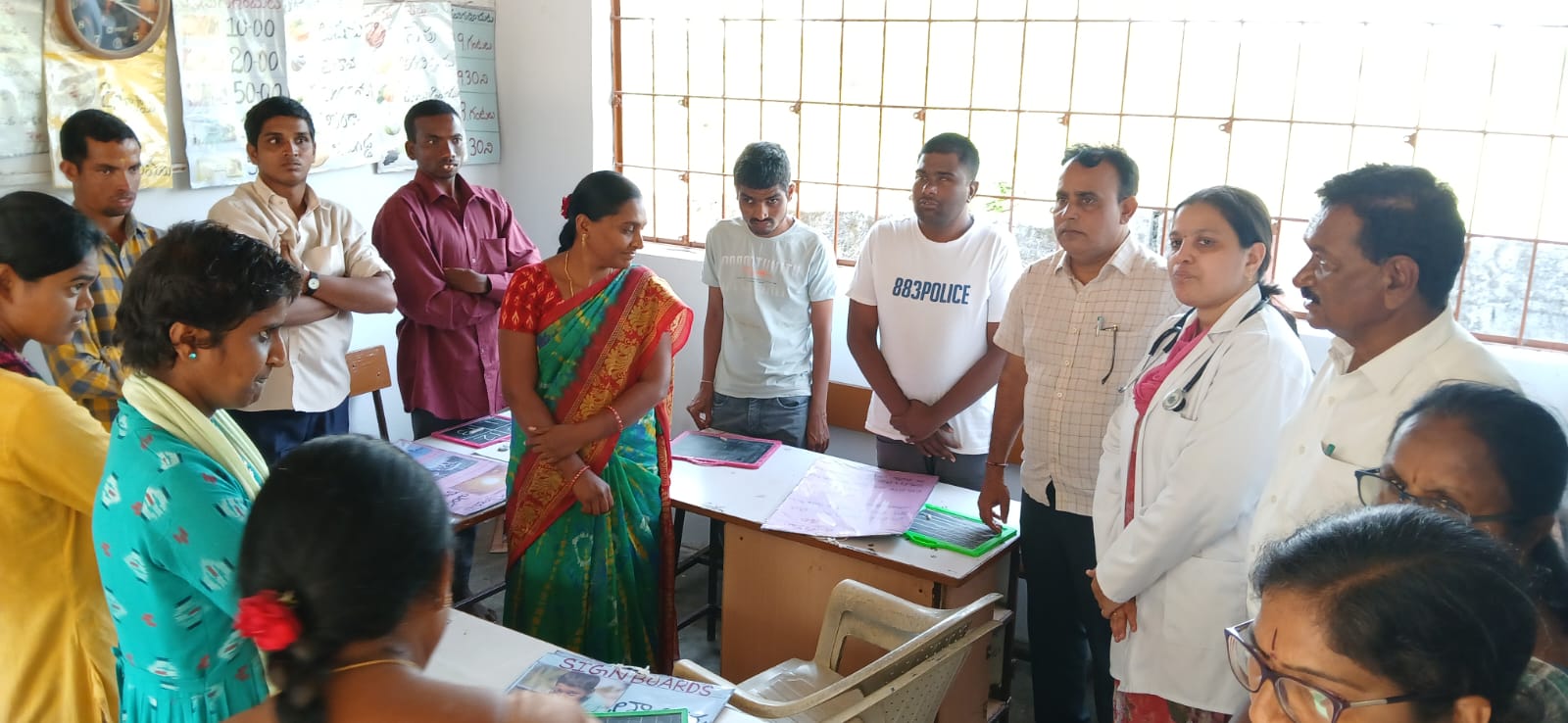 సాయి మానసిక దివ్యాంగ విద్యార్థుల ప్రత్యేక పాఠశాలలో ప్రభుత్వ వైద్య శిబిరం