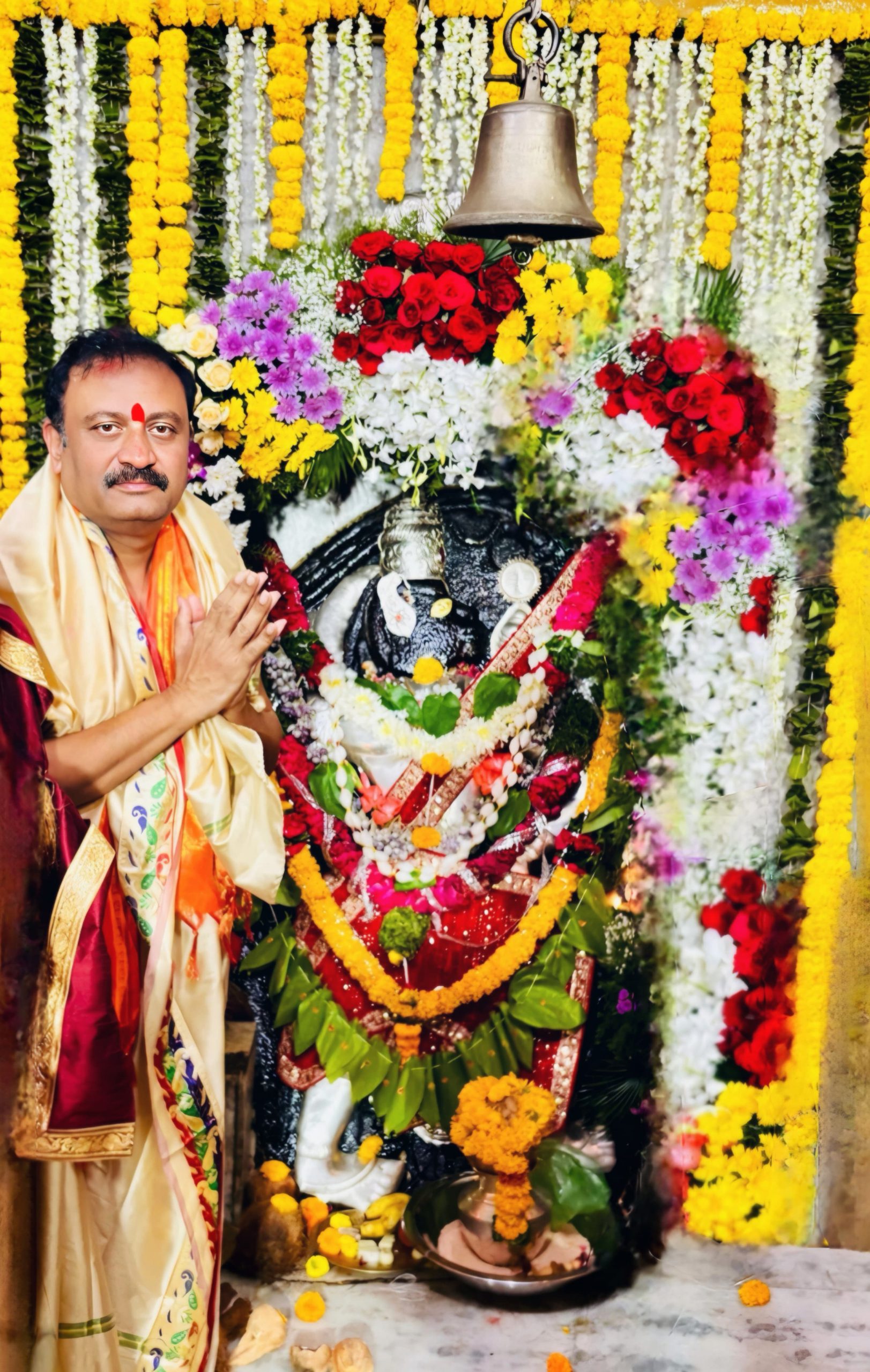 హనుమాన్ జయంతి లో పాల్గొన్న జుక్కల్ శాసనసభ్యులు తోట లక్ష్మీకాంతరావు…. మద్నూర్
