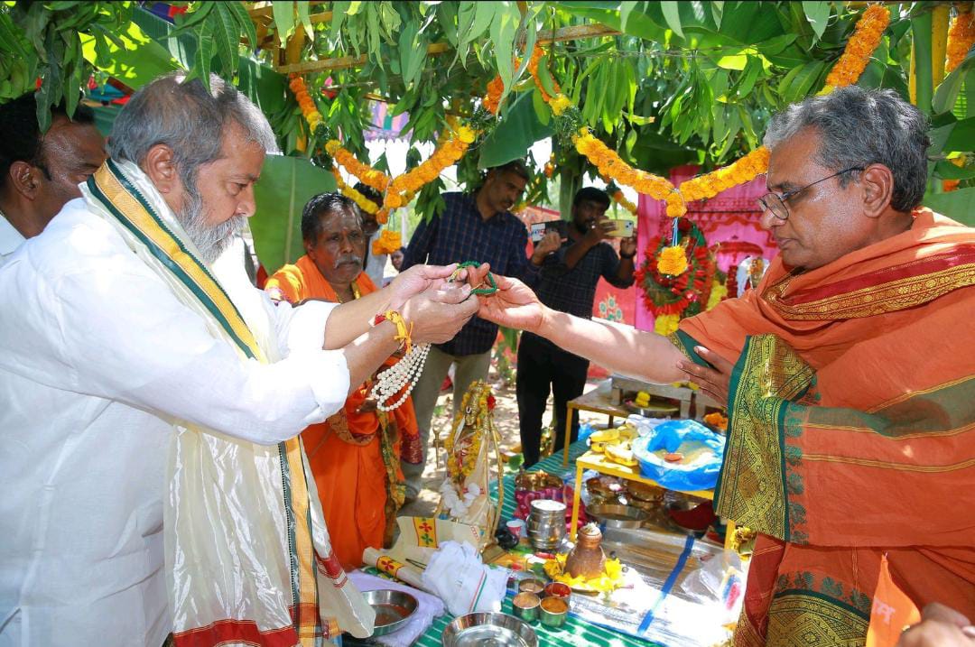 శ్రీ సీతారామ స్వామి కళ్యాణ మహోత్సవంలో దామోదర రాజనర్సింహ