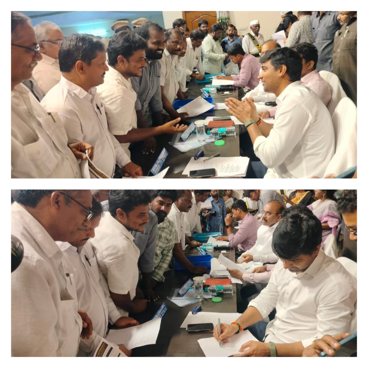 చిలకలూరిపేట రైల్వే లైన్ సాధనకు కృషి చేయాలని కోరుతూ AIYF నాయకుడు
