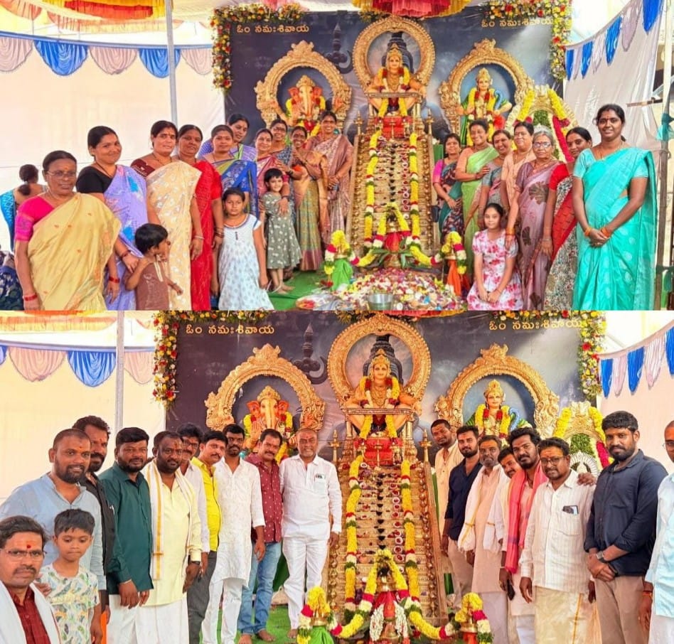 శ్రీ అయ్యప్ప స్వామి జన్మదిన సందర్బంగా శ్రీ మణికంఠ సేవసమితి ఆద్వర్యంలో ఘనంగా అయ్యప్ప స్వామి మహపడిపూజ కార్యక్రమం
