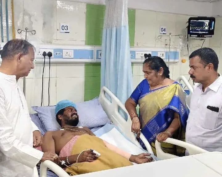 దనంజయ్‌ను పరామర్శించిన పడాల అరుణ