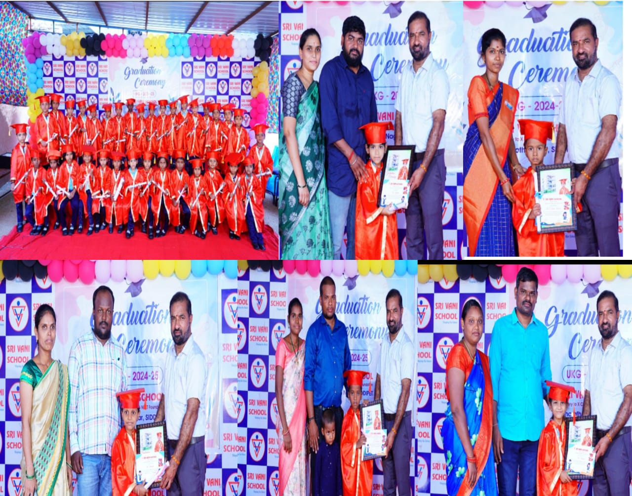 శ్రీవాణి స్కూల్లో ఘనంగా గ్రాడ్యుయేషన్ డే.