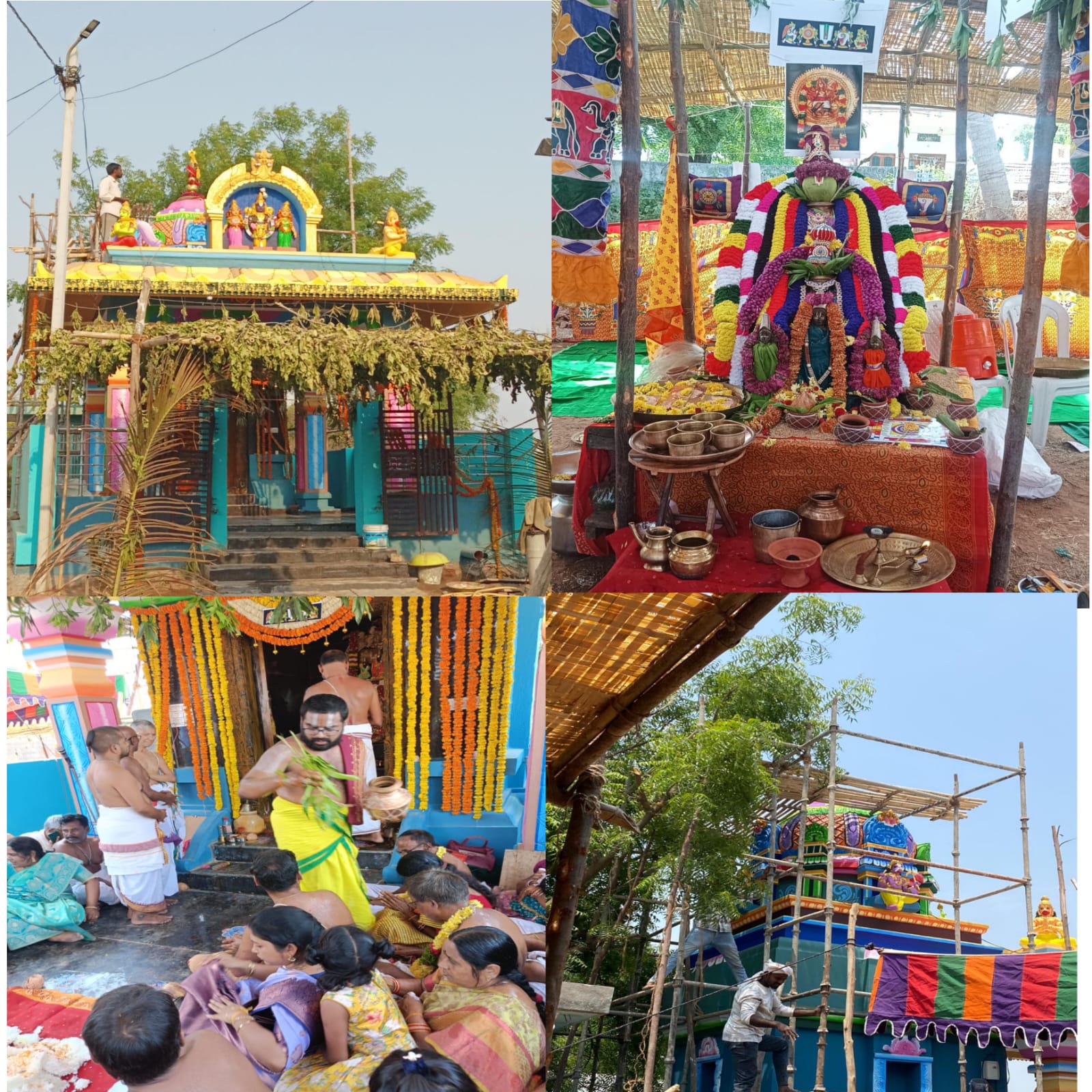రావురుకులలో…అంగరంగ వైభవంగా శ్రీ వేంకట లక్ష్మి నరసింహా స్వామి జీర్ణ దేవాలయం పునరుద్ధరణ….