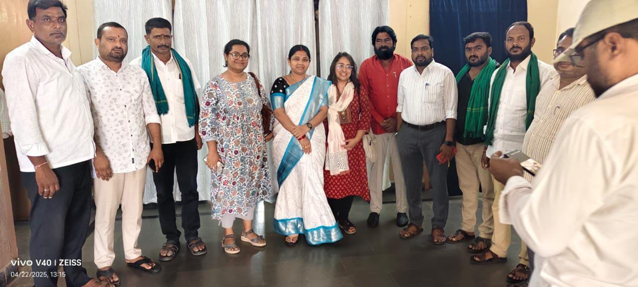 వ్యవసాయ మార్కెట్ ను సందర్శించిన ఢిల్లీ సెంట్రల్ యూనివర్సిటీ రీఛార్జ్ స్కాలర్స్..