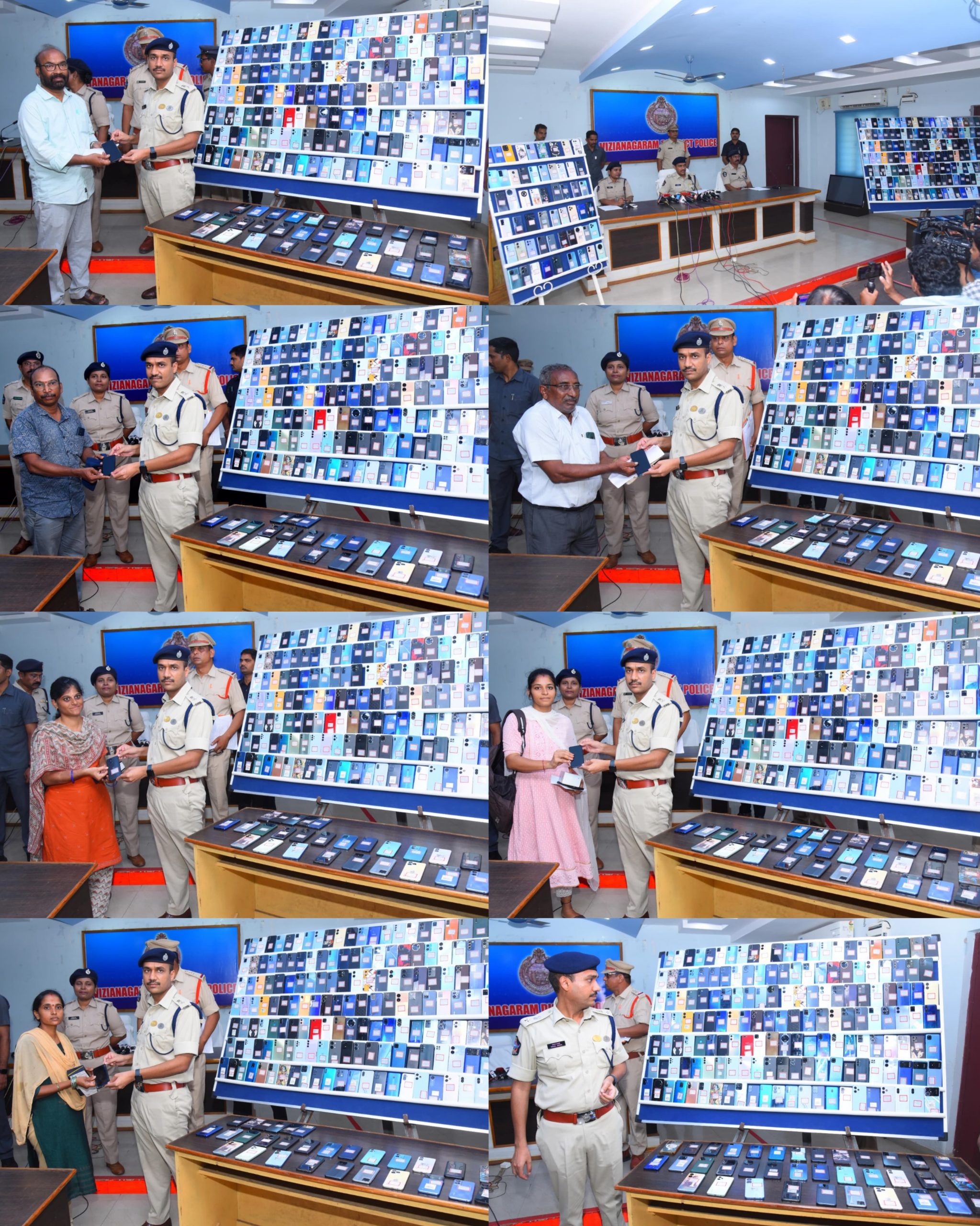 పోగొట్టుకున్న 264 మొబైల్స్ ను ట్రేస్ చేసి, బాధితులకు అందజేత