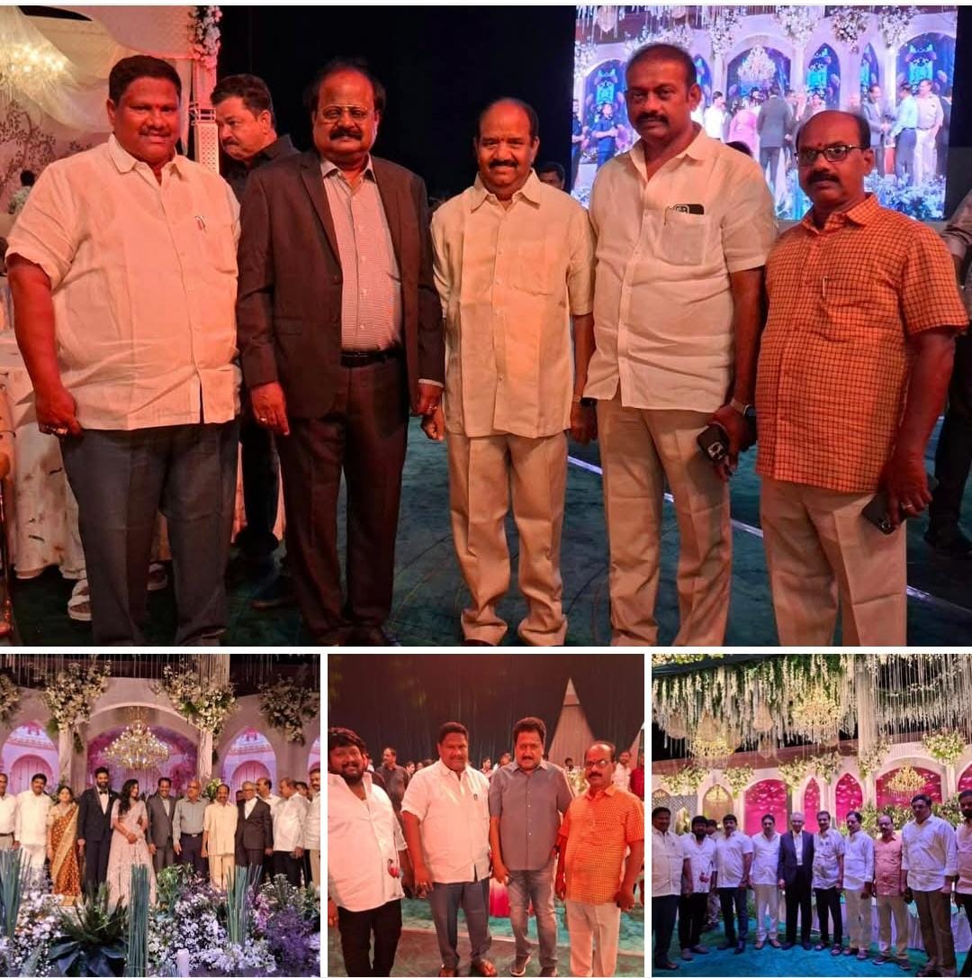 ఎమ్మెల్సీ ఉమ్మారెడ్డి వెంకటేశ్వర్లు మనవడు వివాహ వేడుకలు పాల్గొన్న రాజకీయ ప్రముఖులు