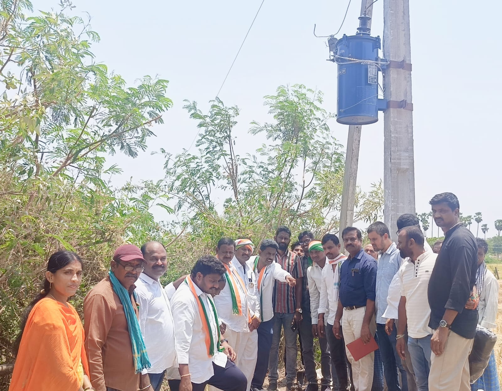 కల్వచర్లలో నూతన ట్రాన్స్ఫార్మ్ (డి టి ఆర్) ప్రారంభం