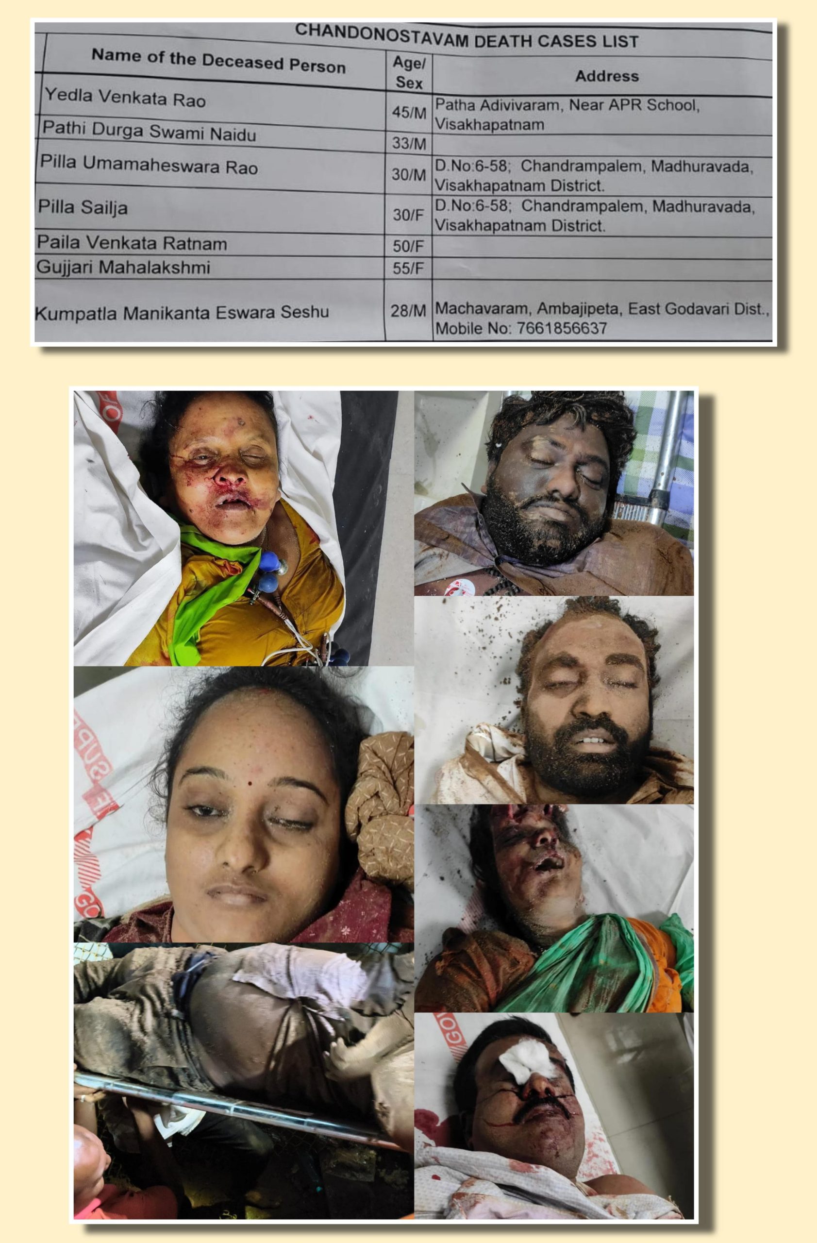 మృతుల్లో ముగ్గురిని గుర్తించాం”