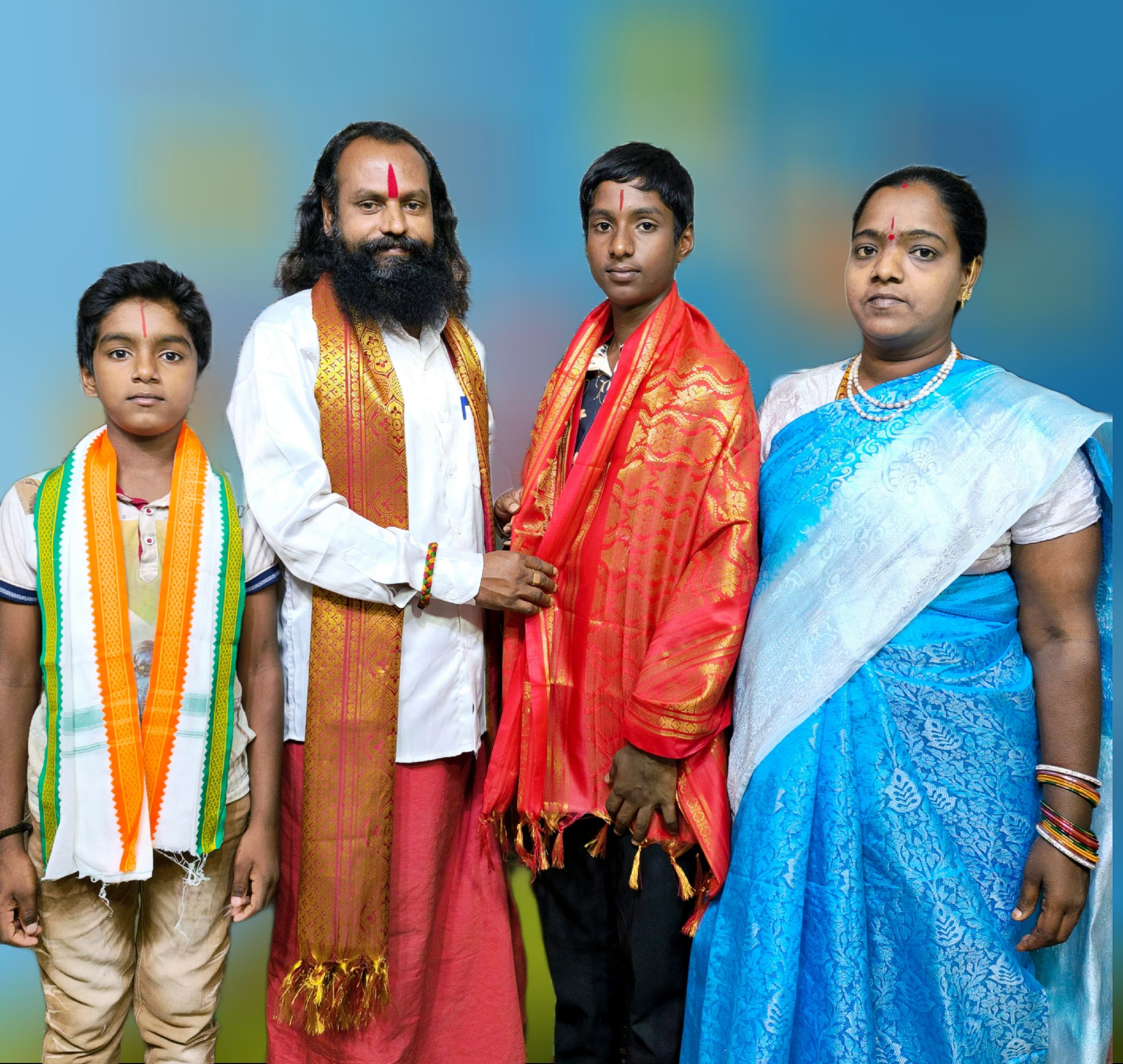 10వ తరగతి ప్రథమశ్రేణిలో పాసైన రామకృష్ణను ఘనంగా సన్మానించిన రామకోటి రామరాజు