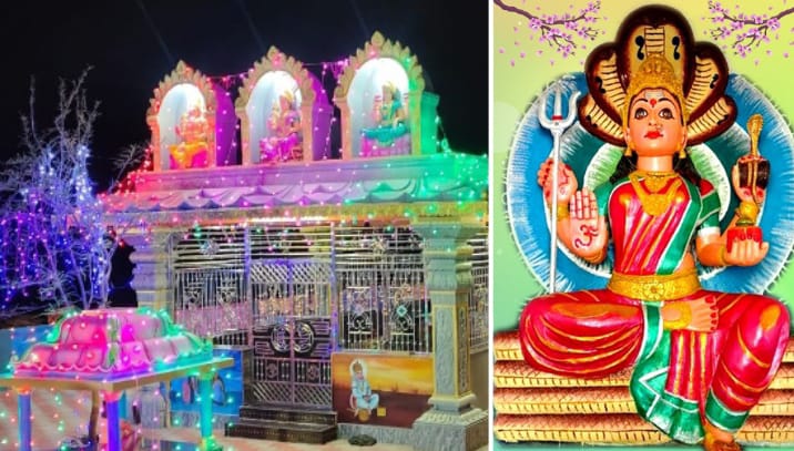 రేపు మరిడి మహాలక్ష్మి అమ్మవారి నూతన ఆలయం ప్రారంభం, విగ్రహ ప్రతిష్ట