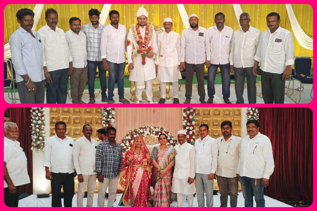 వివాహ వేడుకల్లో పాల్గొని నూతన వధూవరులను ఆశీర్వదించిన సత్తి నాగేశ్వరరావు…