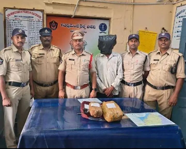 గంజాయితో పట్టుబడ్డ వ్యక్తి అరెస్ట్‌