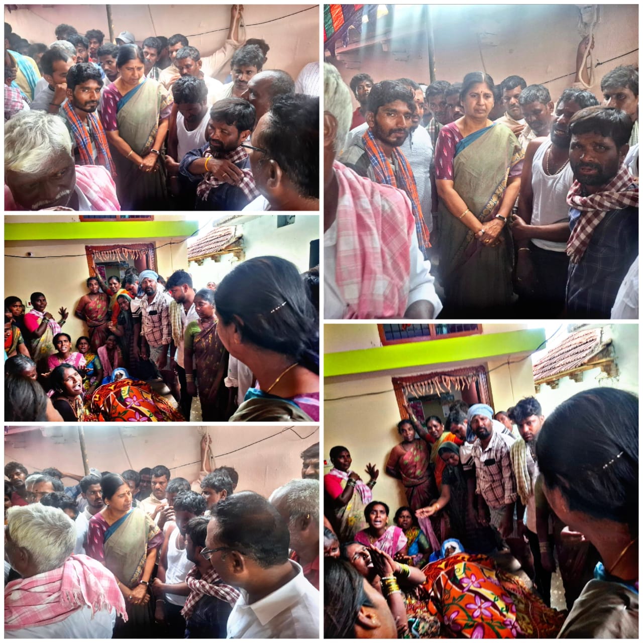 శ్రీధర్ కుటుంబాన్ని పరామర్శించిన మెదక్ జిల్లా గ్రంధాలయ చైర్మన్ చిలుమల సువాసిని రెడ్డి