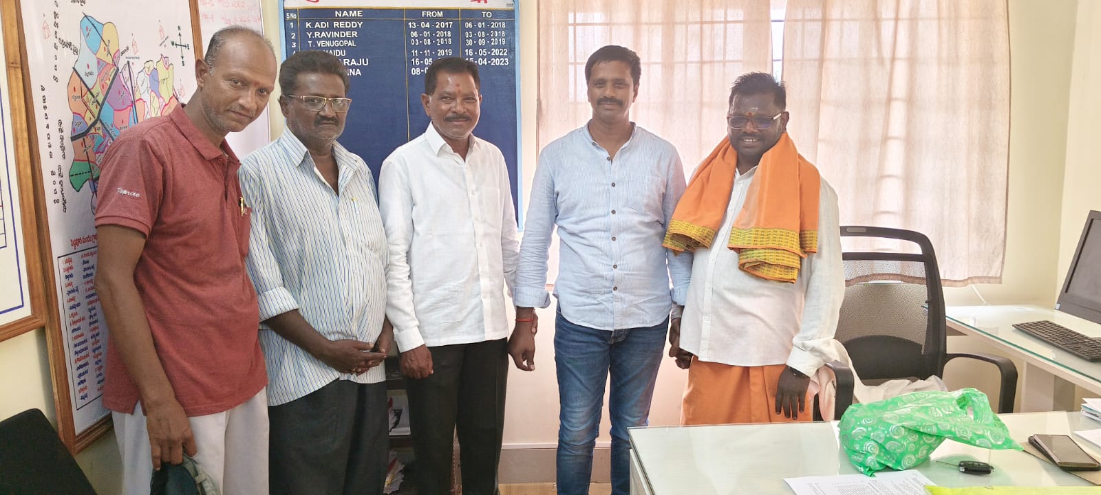 శ్రీ శ్రీ మద్విరాట్ పోతులూరి వీరబ్రహ్మేంద్ర స్వామిదేవాలయ ఆలయ కమిటీ నూతన అధ్యక్షులుగా పరిపూర్ణ