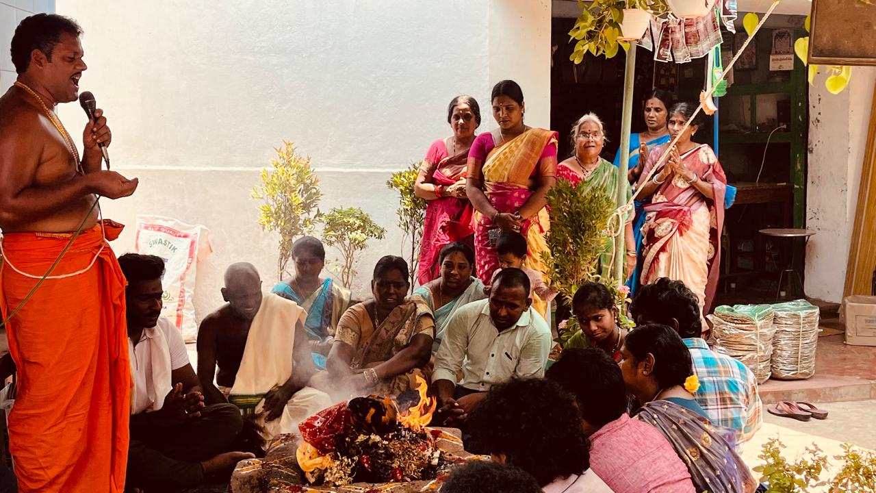 శ్రీ మావుళ్ళమ్మ అమ్మవారి ఆలయంలో చుండీ హోమం, అనంతరంఅన్న సంబరాధన
