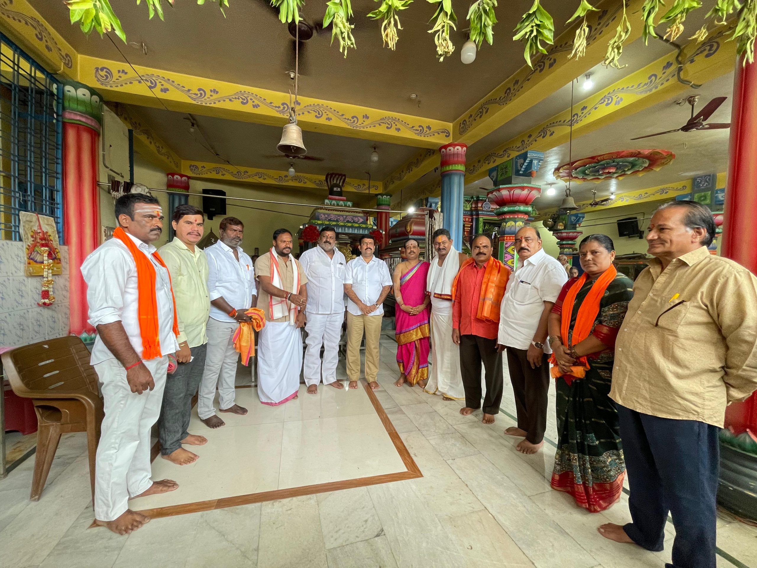 నూతన లక్ష్మీ విజయ గణపతి విగ్రహ ప్రతిష్టాపన మహోత్సవం లో పాల్గొన్న వడ్డేపల్లి రాజేశ్వరరావు