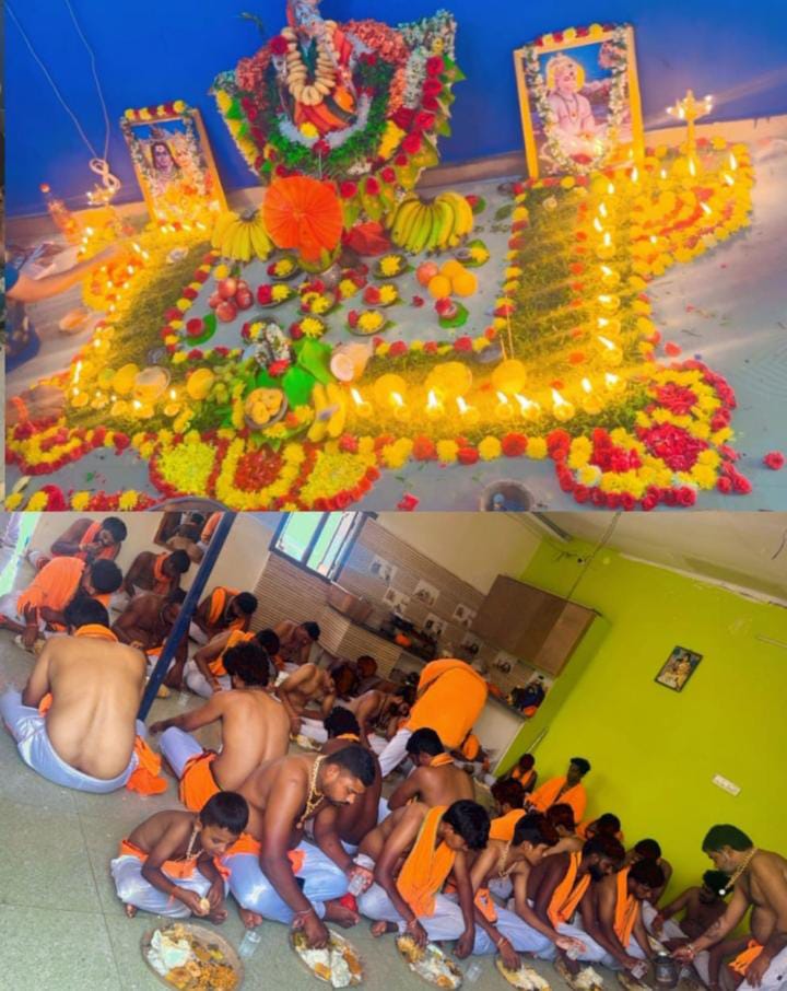 హనుమాన్ స్వాములకు భిక్ష