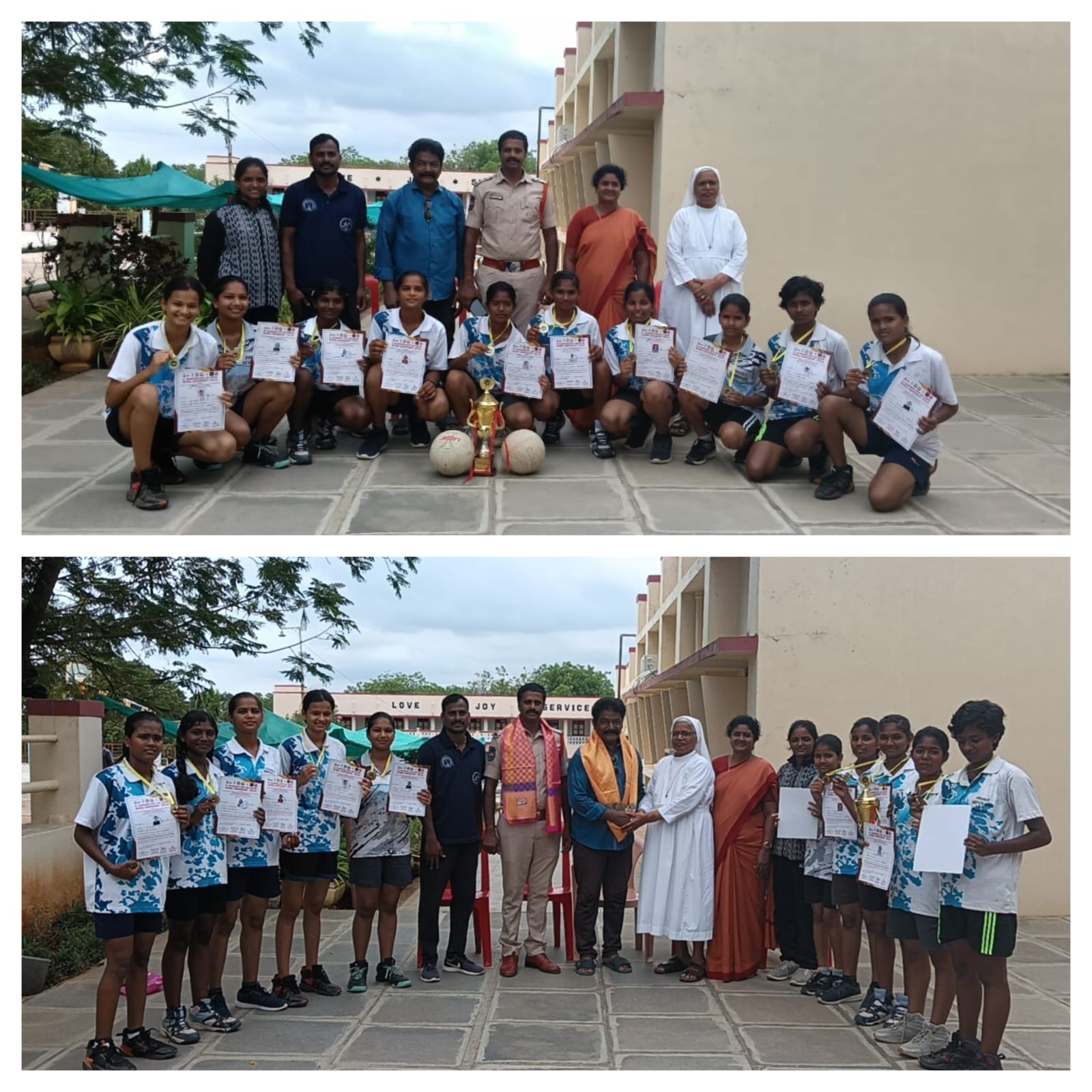రాష్ట్రస్థాయి సబ్ జూనియర్ నెట్ బాల్ టోర్నమెంట్ లో సెయింట్ జోసెఫ్ హై స్కూల్ విద్యార్థుల ప్రతిభ