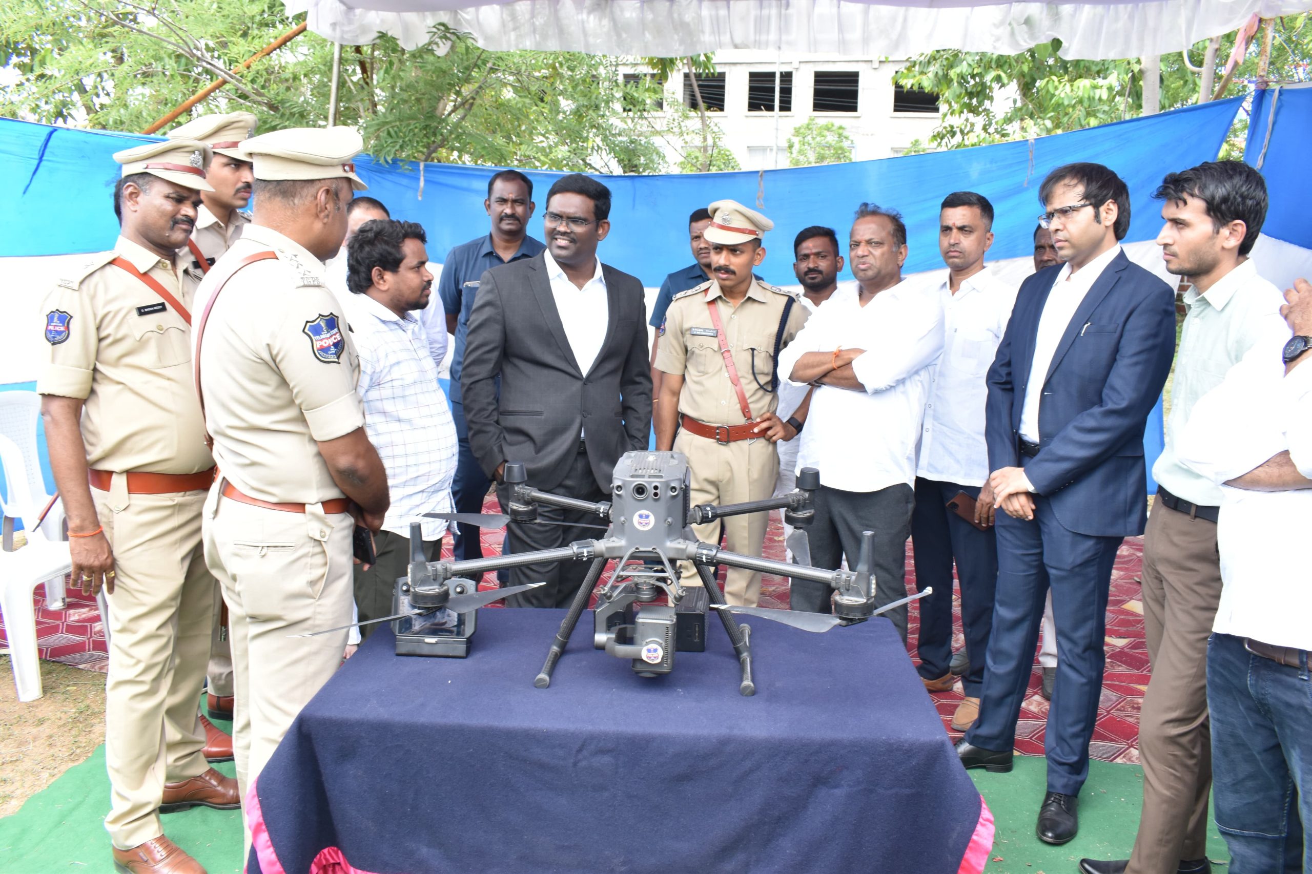 నిజామాబాద్‌లో డ్రోన్ మొబైల్ పర్యవేక్షణ ప్రారంభం..!