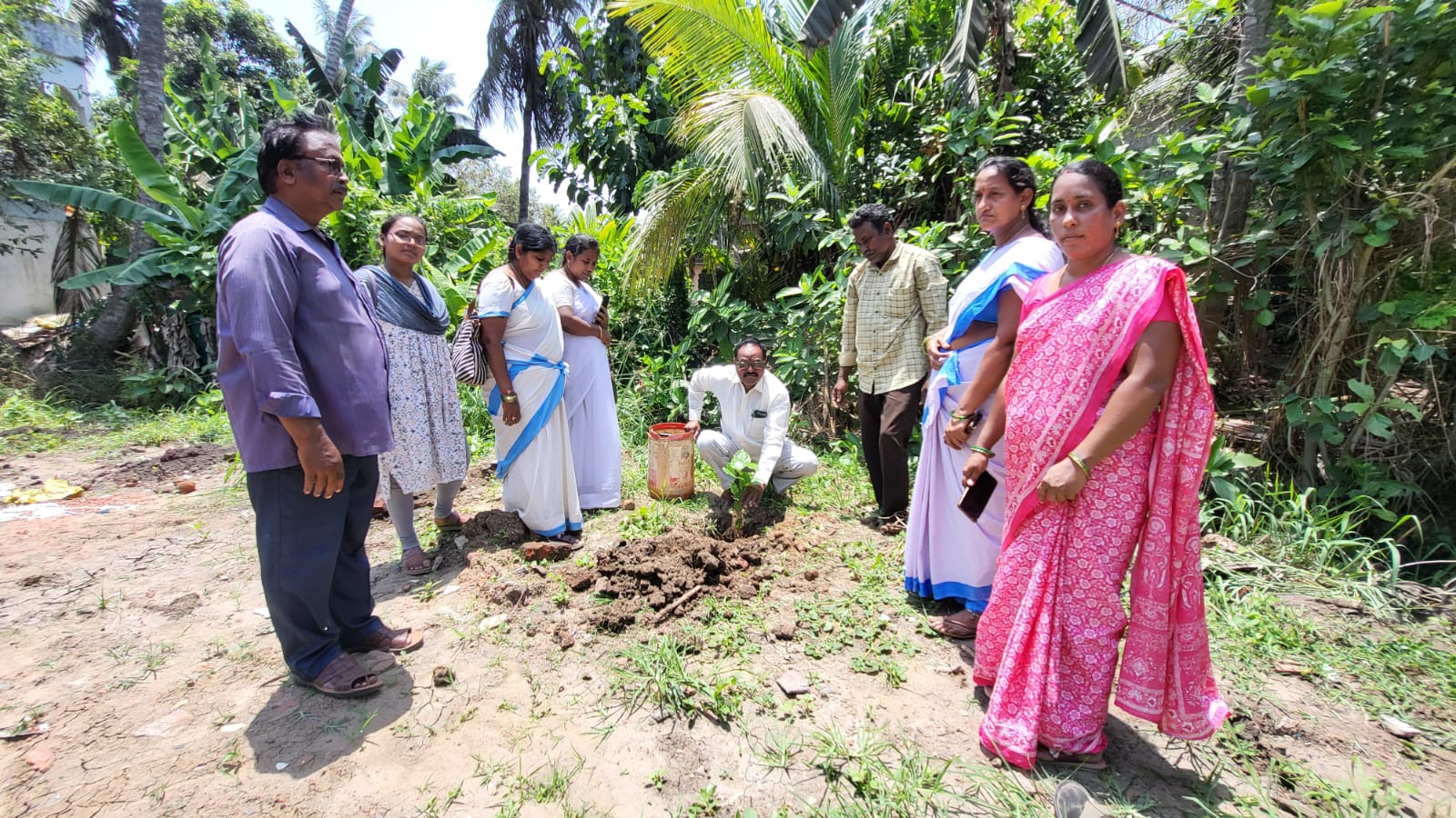ప్రపంచ పర్యావరణ దినోత్సవం సందర్భంగా మొక్కలు నాటిన చిట్టిబాబు