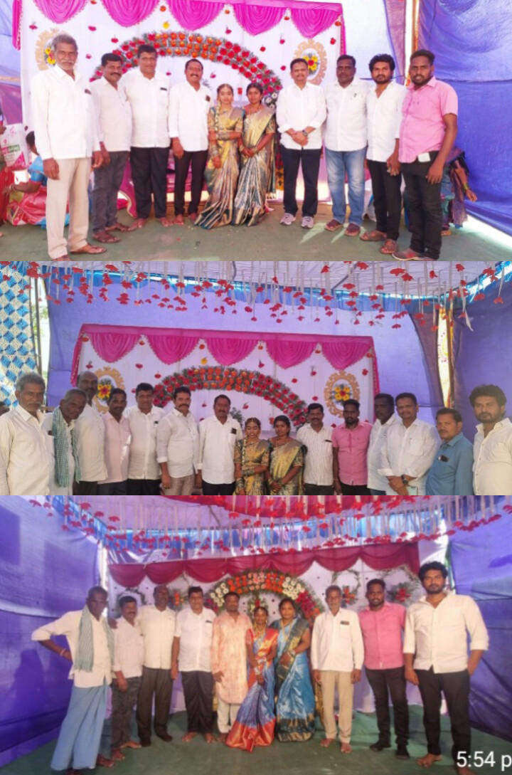 నూతన వస్త్ర ఫల పుష్ప లంకరణ మహాత్సవముంలో పాల్గొన్నా బీ ఆర్ ఎస్ నాయకులు