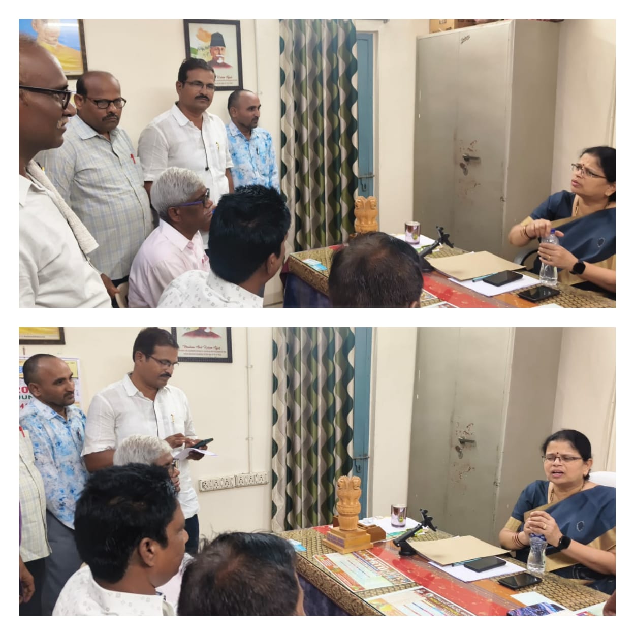 మున్సిపల్ ఉపాధ్యాయుల పదోన్నతులపై జిల్లా విద్యాశాఖ అధికారికి ప్రాతినిధ్యం