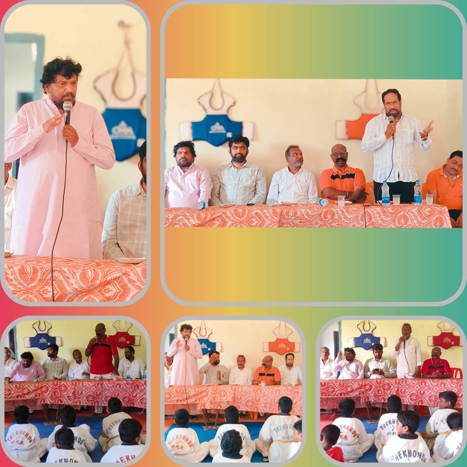 తైక్వాండో పతక విజేతలకు అభినందన