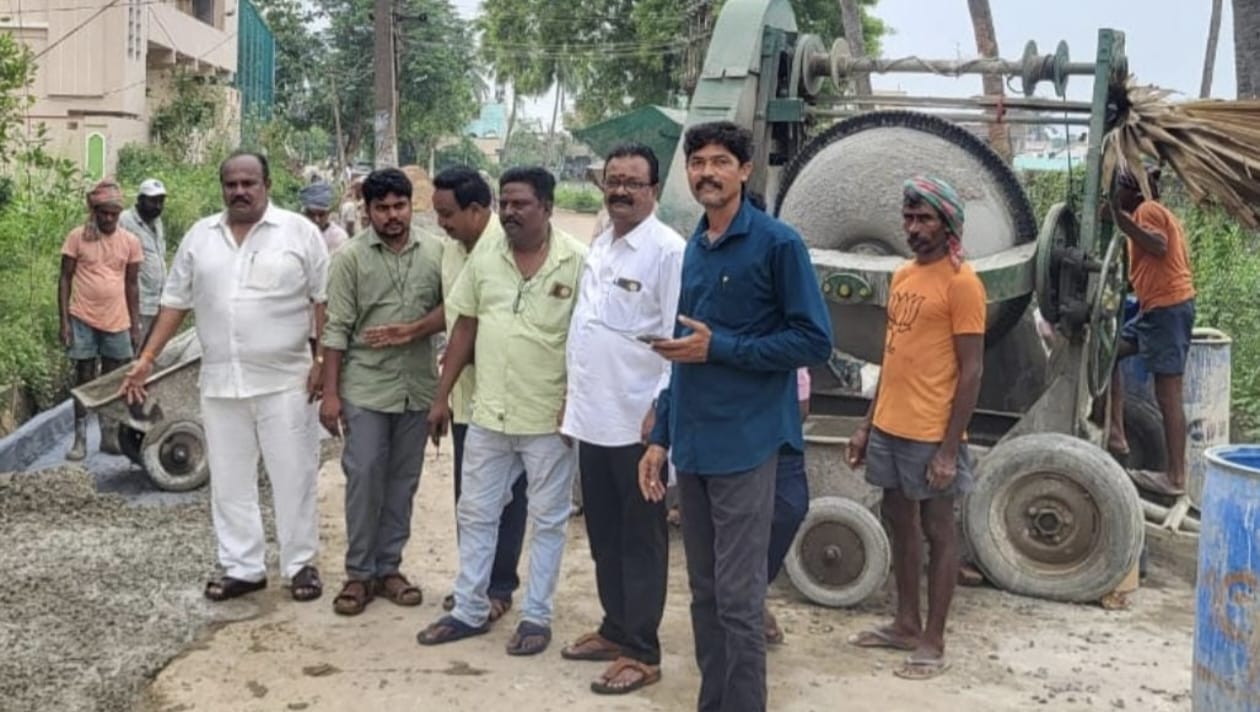 84 వార్డు కొప్పాక లో 50 లక్షలు తో సిమెంట్ రోడ్లు కాలువలు – మాదంశెట్టి నీలబాబు