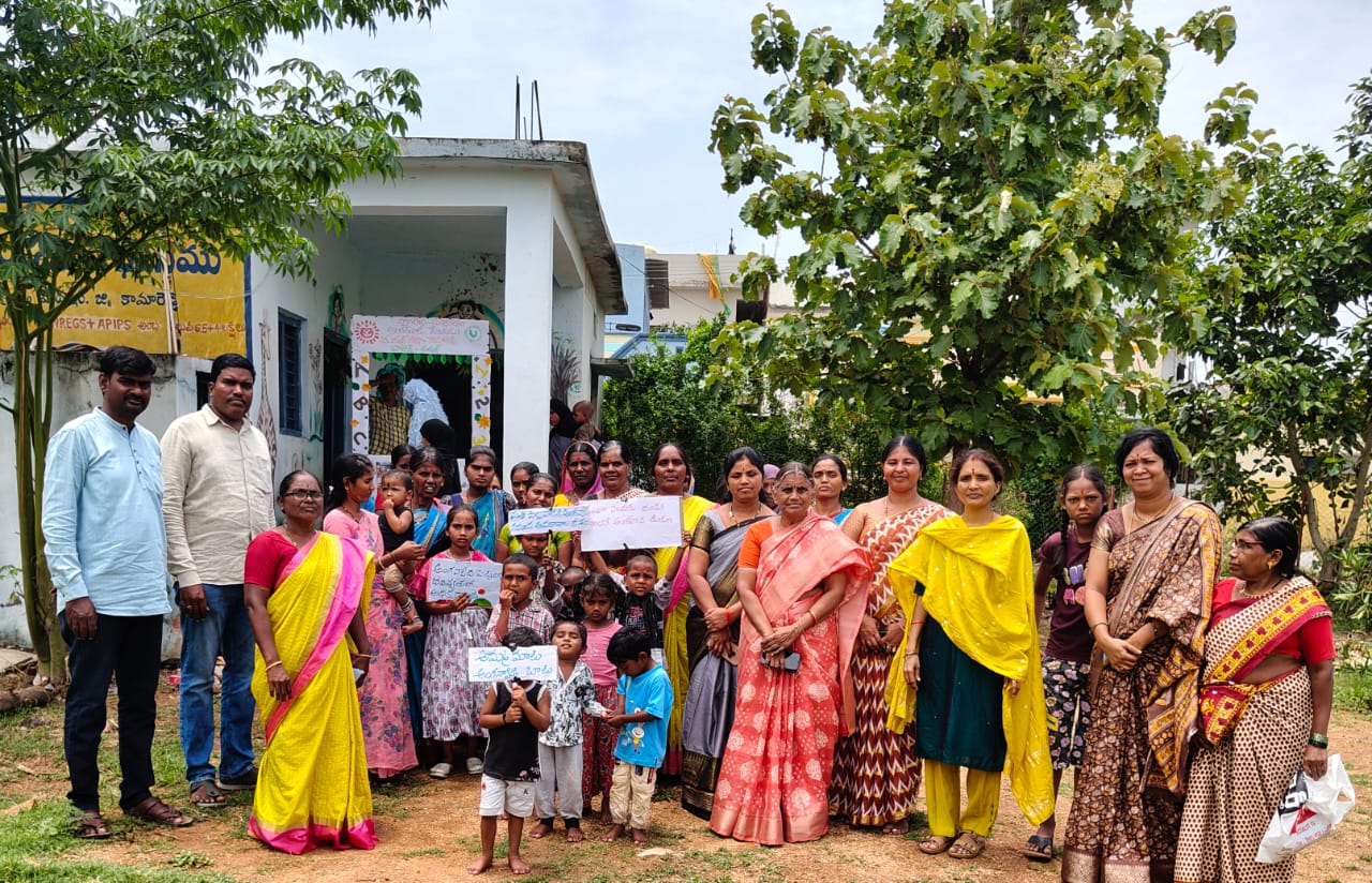 అంగన్వాడీ లో జూన్ 10 నుండి 17 వరకు అమ్మ మాట అంగన్వాడీ బాట..