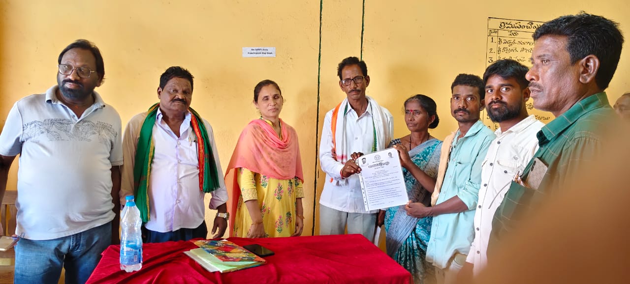 పేద వారి స్వంత ఇంటి కల నెరవేర్చడమే కాంగ్రెస్ ప్రభుత్వ లక్ష్యం మండల అధ్యక్షులు నారాయణ