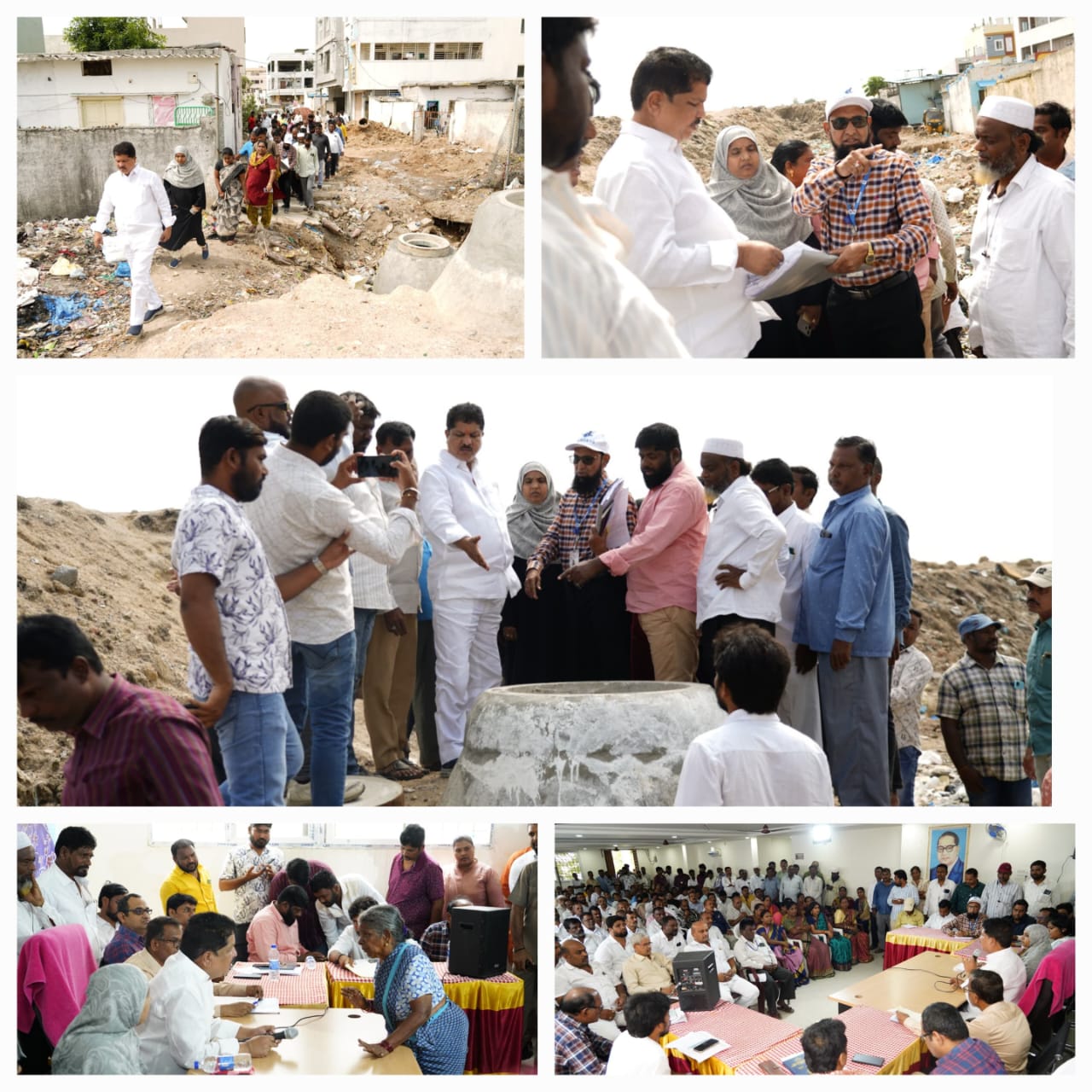 అల్లాపూర్ డివిజన్ అభివృధి కార్యక్రమాల పరిశీలన చేసిన ఎమ్మెల్యే మాధవరం కృష్ణారావు