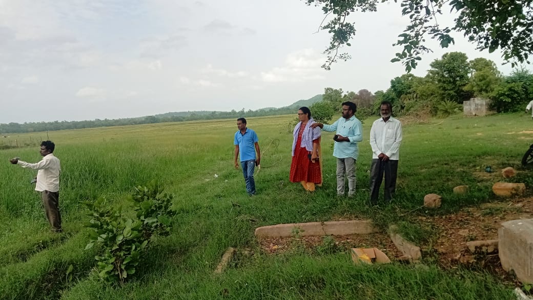 అంగన్వాడి కేంద్రానికి భూమి కేటాయింపు