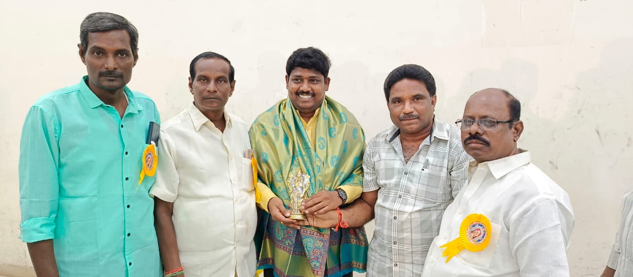 పొట్టి శ్రీరాములు 125 జయంతి కార్యక్రమానికి విచ్చేసిన రాకేష్ ఘన సన్మానం