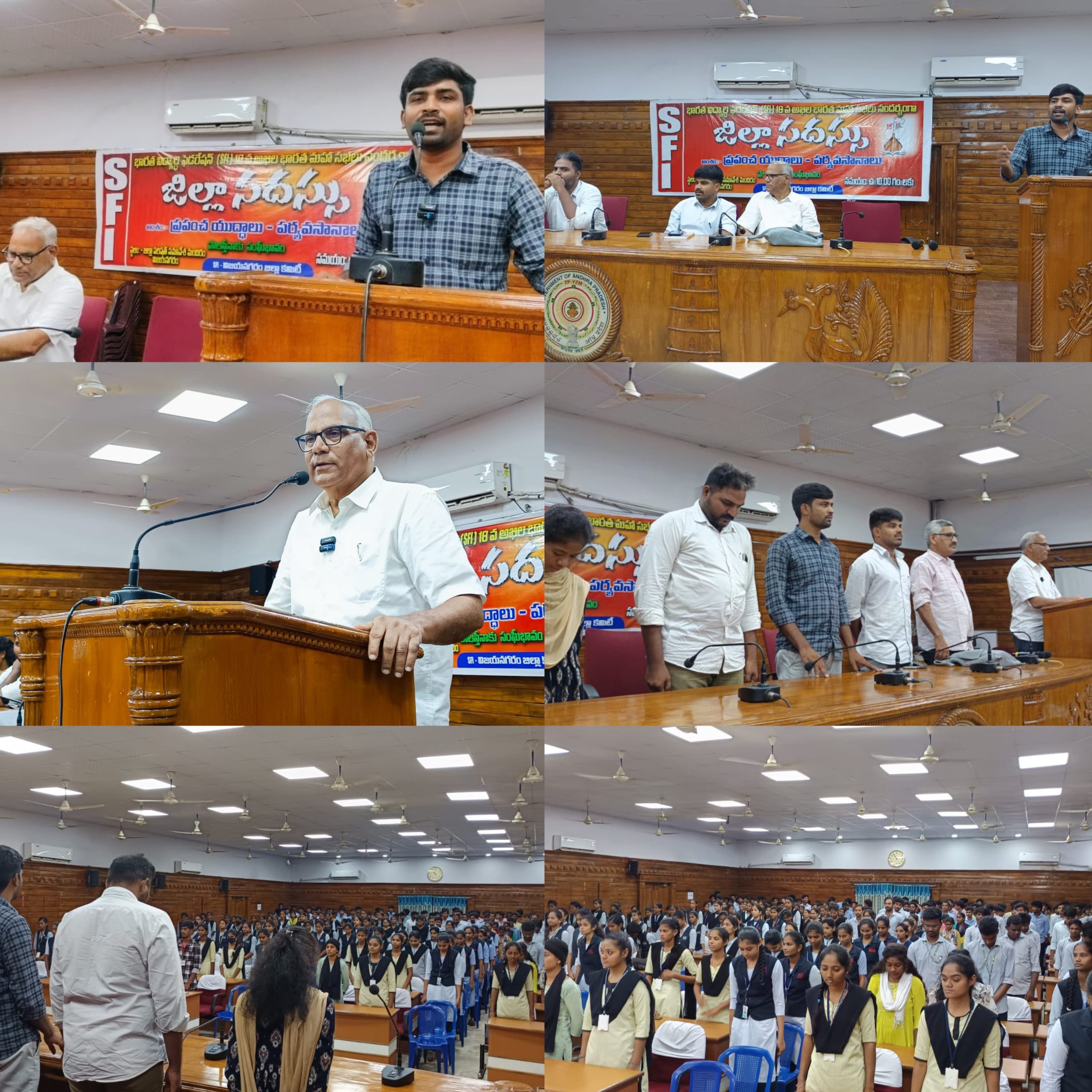 అమెరికా స్వలాభం కోసమే యుద్దాలుపాలస్తానీకు అండగా నిలుద్దాంసదస్సులో అజశర్మ పిలుపుఉత్తరాంధ్ర అభివృద్ది వేదిక కన్వీనర్