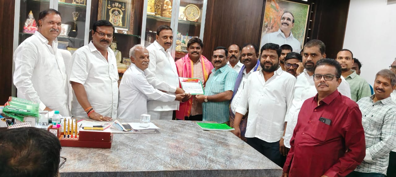 తెలంగాణ రాష్ట్ర మున్నూరు కాపు పటేల్ సంఘం మేడ్చల్ మల్కాజిగిరి జిల్లా ప్రధాన కార్యదర్శిగా పోతుల రాజేందర్