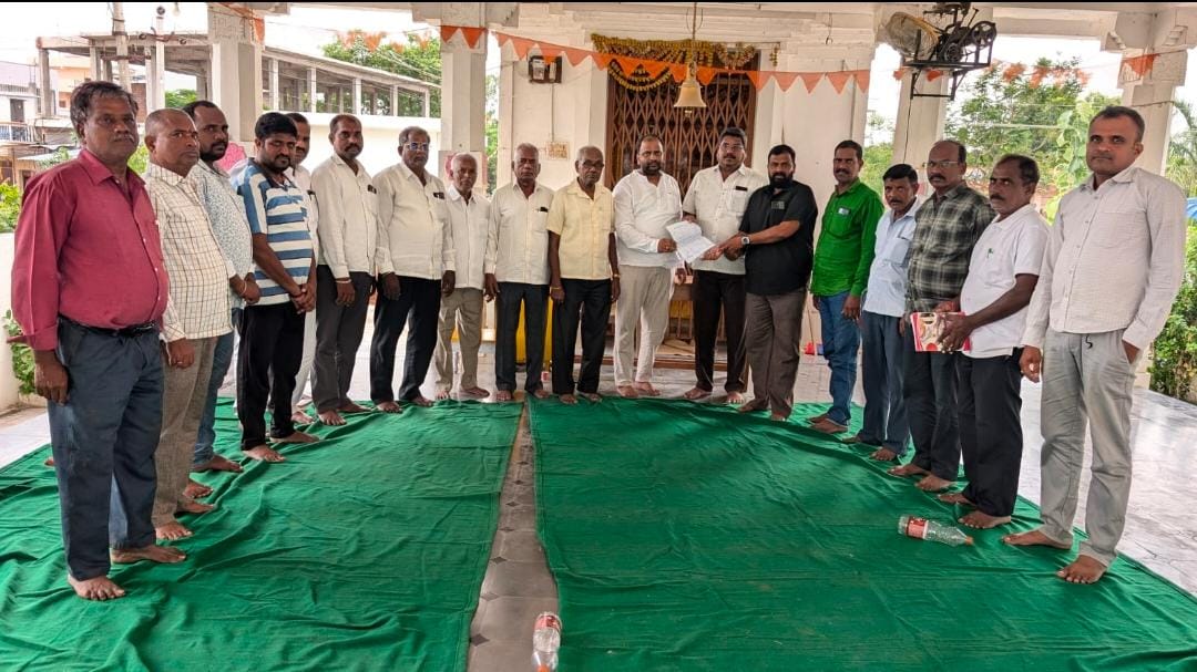 బీబీపేట్ మండలం పద్మశాలి సంఘం నూతన కార్యవర్గం ఎన్నిక