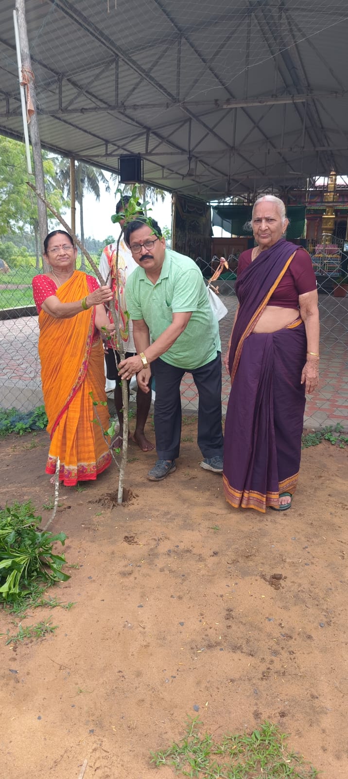 అమ్మ పేరుతో మొక్కలు నాటిన గొల్ల కోటి వెంకటరెడ్డి