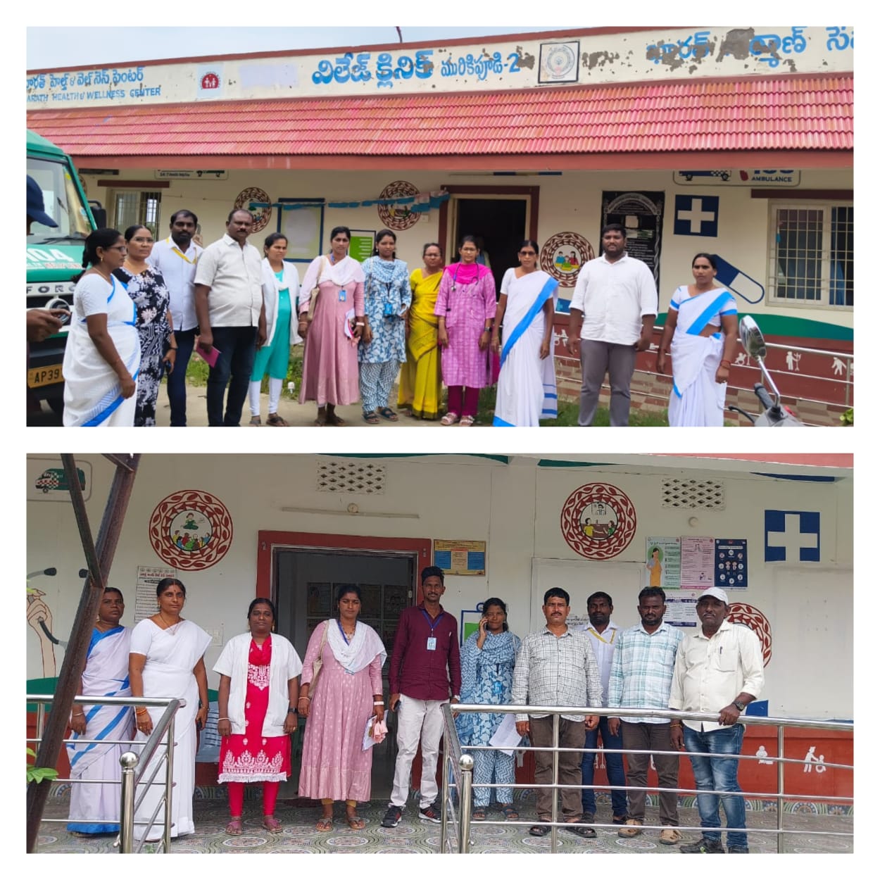 చందరం, రామచంద్రపురం గ్రామలలో ఏ ఎం ఎస్ స్వచ్ఛభారత్ కేంద్ర బృందంతో పరిశీలన