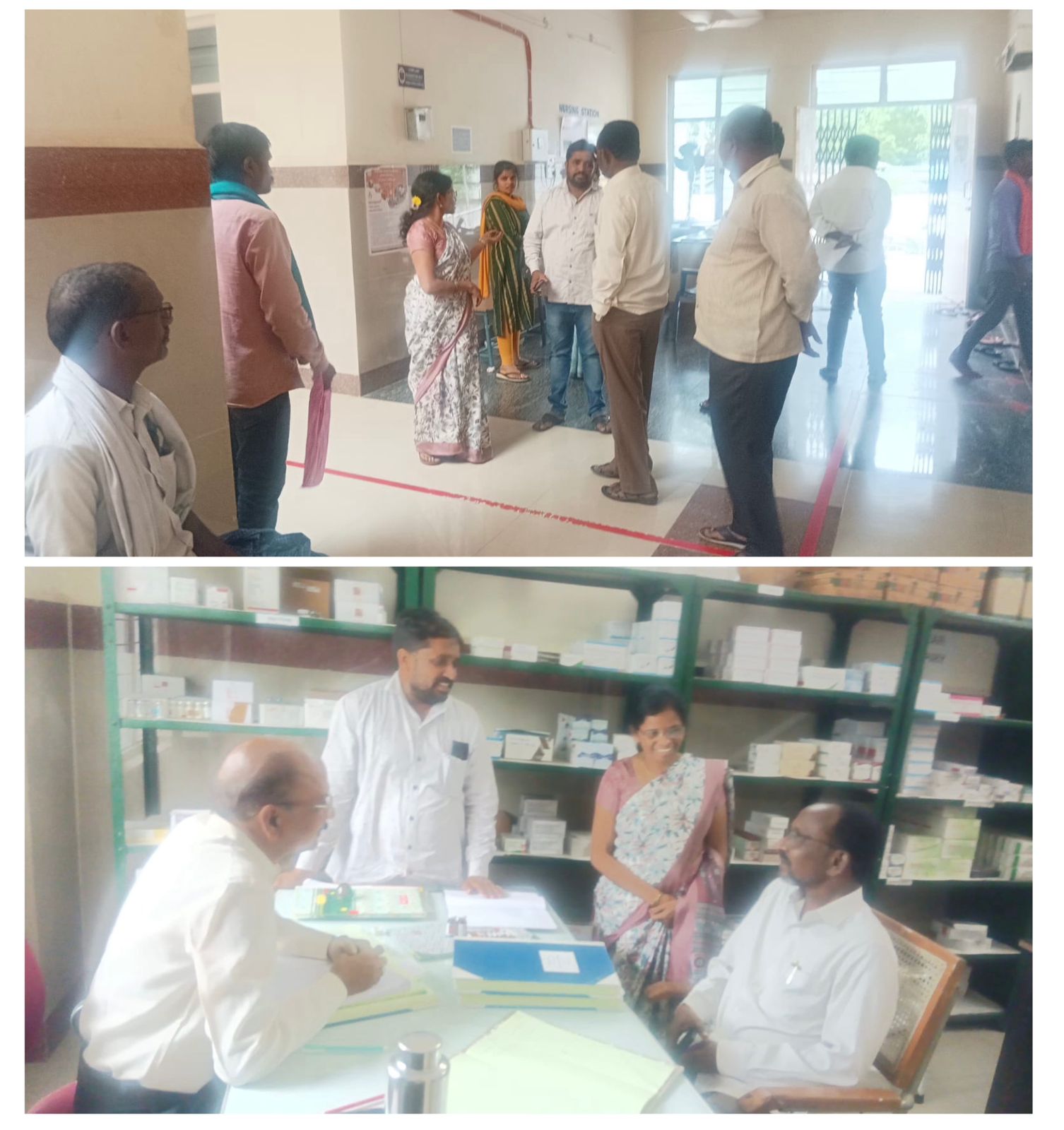 ప్రభుత్వ ఆసుపత్రిని తనిఖీ చేసిన మున్సిపల్ కమిషనర్….