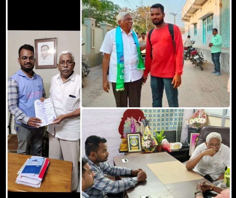 ప్రొఫెసర్ కోదండరాం తో ఒక ప్రయోజనభరితమైన సేవా యాత్ర”