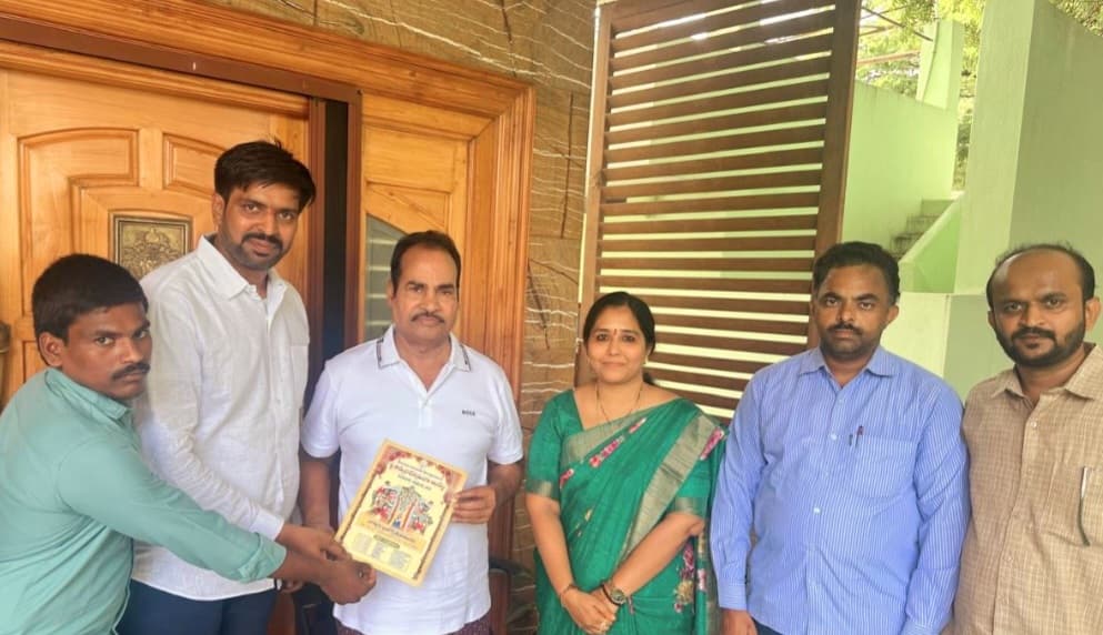 తిరుపతి MLA అరణి శ్రీనివాసులు ని మర్యాద పూర్వకంగా కలిసిన జనసేన నాయకులు