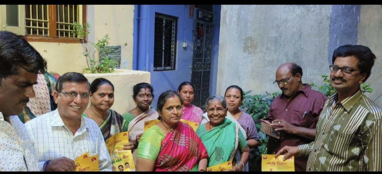తొలి అడుగు ప్రచార కార్యక్రమంలో మల్ల గణేష్