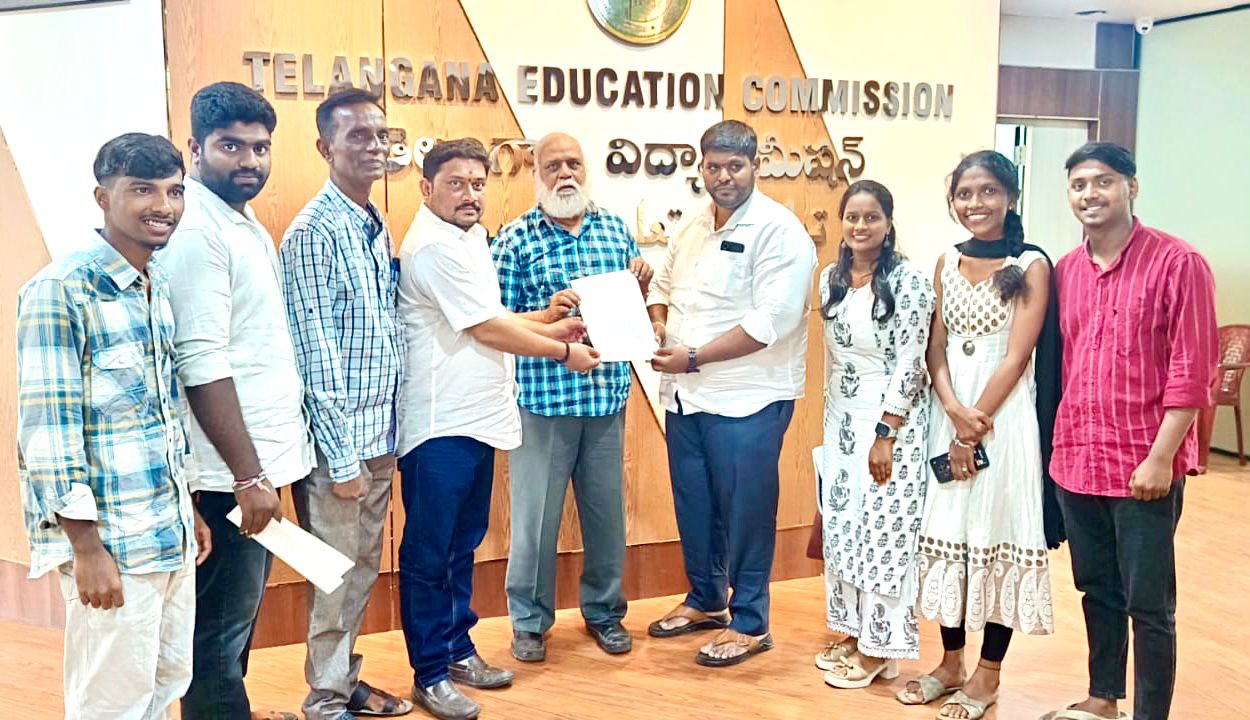 జవహర్ బాల్ మంచ్ ఆధ్వర్యంలో తెలంగాణ రాష్ట్ర విద్య శాఖ కమిషన్ మరియు బాలల హక్కుల పరిరక్షణ కమిషన్ కి వినతి*