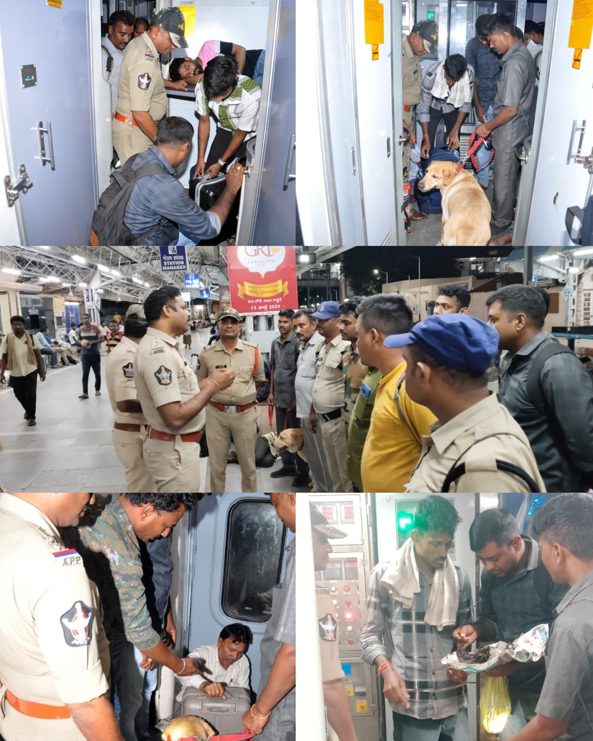 గంజాయి అక్రమ రవాణ నియంత్రణే లక్ష్యంగా ఆకస్మిక తనిఖీలు