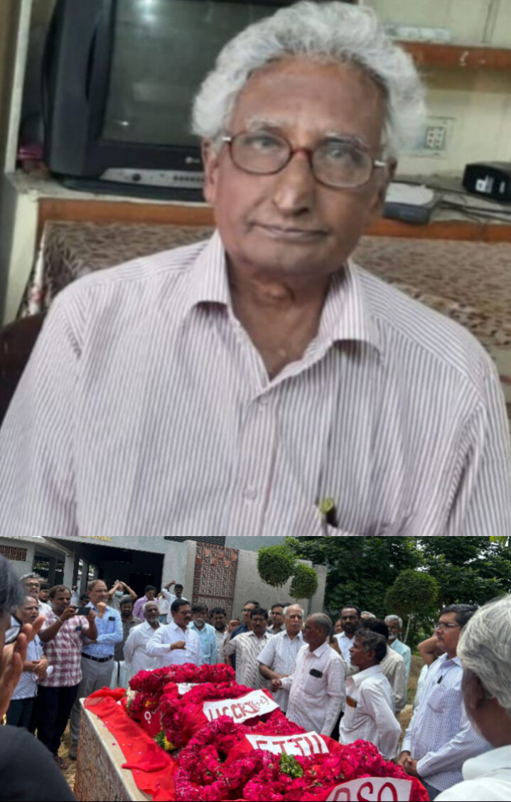 కామ్రేడ్ విజయ్ మృతి భారత విప్లవోద్య మానికే తీరనిలోటు సిపిఐ ఎంఎల్ మాస్ లైన్ తెలంగాణ రాష్ట్ర కార్యదర్శి వర్గ సభ్యులు గడ్డం సదానందం