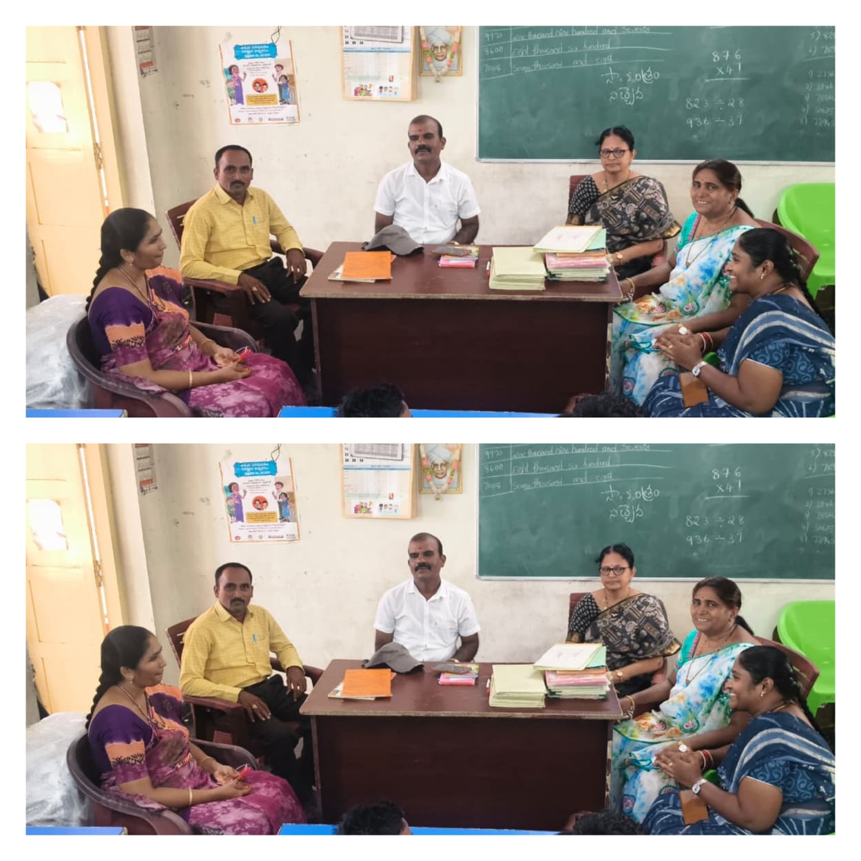 మున్సిపల్ పాఠశాలను సందర్శించిన డైట్ లెక్చరర్